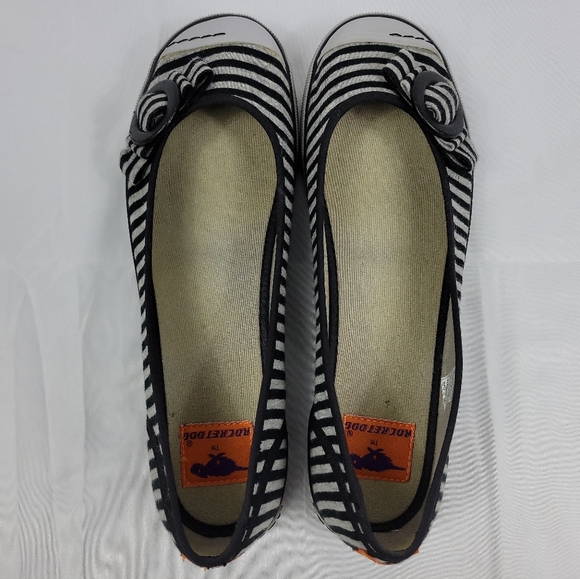 Rocket Dog Slip On Comfort Casual Shoes Womens Size 10 Black Gray C195 3557 - Picture 2 of 12